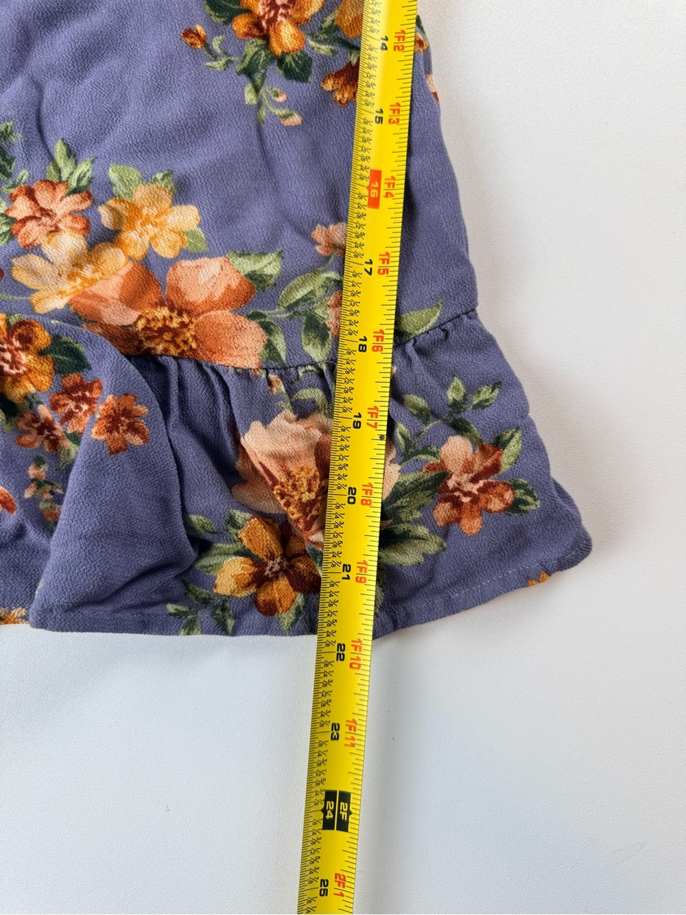 American Eagle Floral Wide Leg Cropped Jumpsuit Large Boho Culotte Romper - Picture 5 of 9